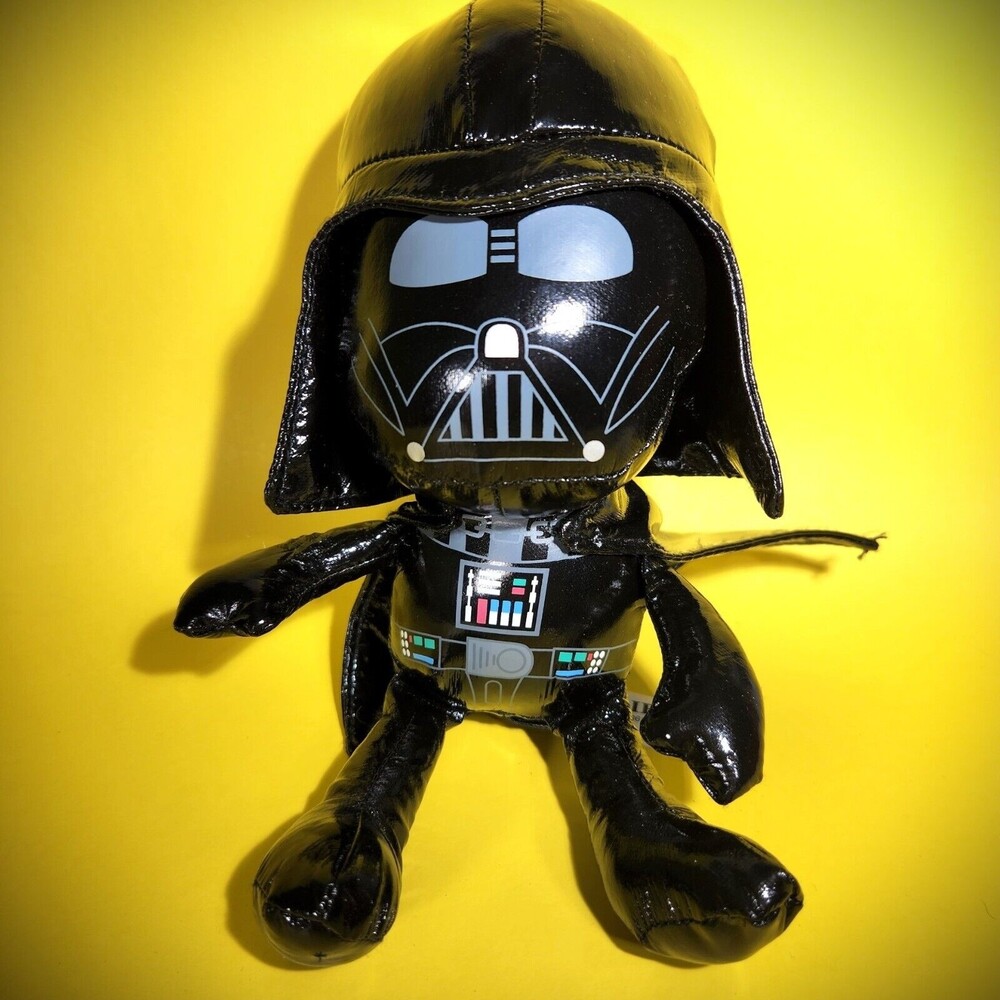 Star Wars Darth Vader Plush 9" Galerie Shiny Patent Leather Look Stuffed Toy